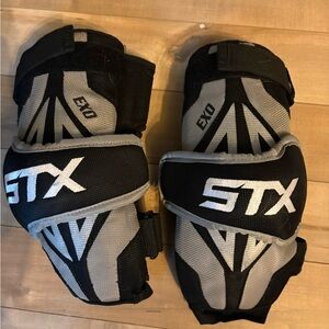 STX Men's Black and Gray Protective Elbow Pads